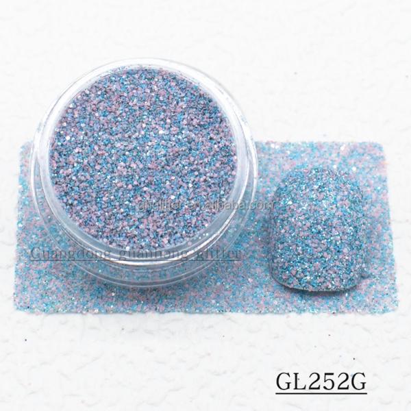 Extra Fine Polyester Mixed Glitter Nails Hexagonal Powder Christmas Decoration In Bulk