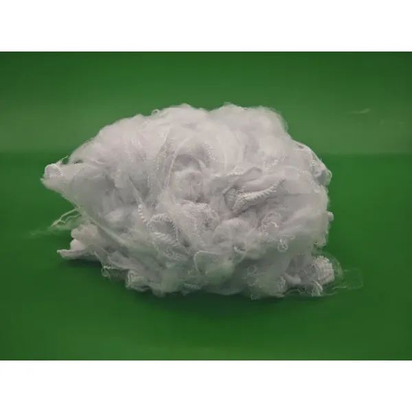 White 1.2D×38mm Polyester Staple Fiber for Knitting & Weaving Yarn