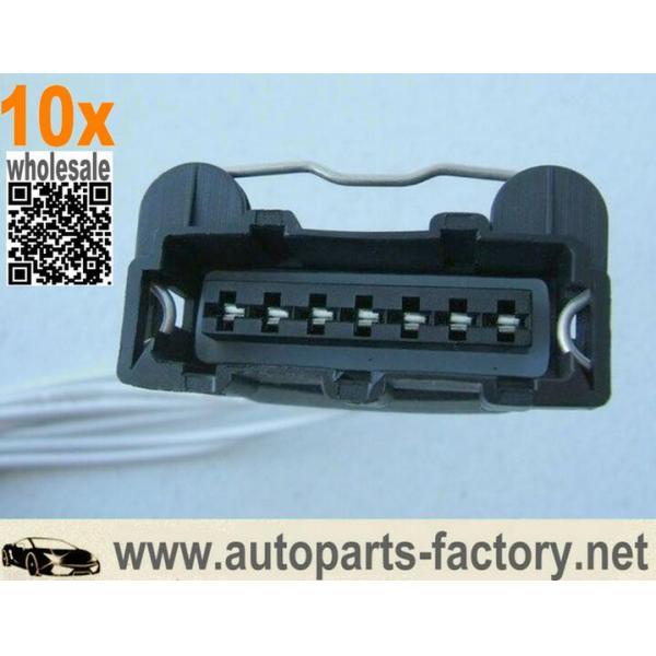 7-pin 300zx 80mm AFM Air Flow Meter MAF Pigtail Connector Loom Harness W/ Rubber Boot