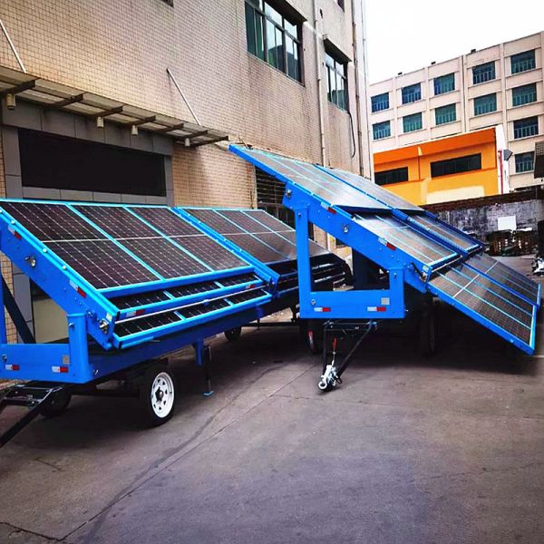 Emergency Light Tower Disaster Relief Operations Solar LED Light Tower Portable Generator Lights