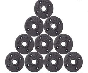 Buy cheap 10 Pack 1/2 Inch Grey Malleable Cast Iron Floor Flange Seamless Pipe Fittings product