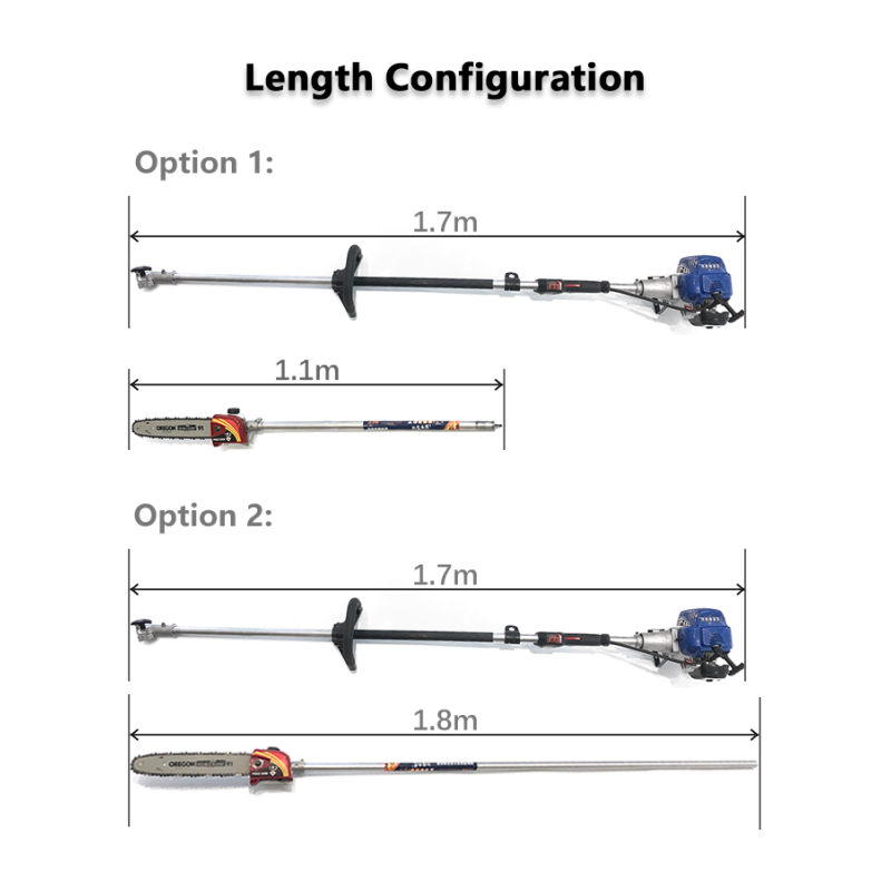 Garden Telescopic Long Reach Pole Hedge Trimmer