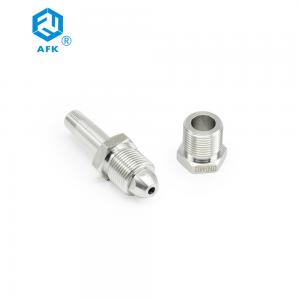 Buy cheap UNI4412 316 Stainless Steel Tube Fittings NPT Male Gas Cylinder Connector product
