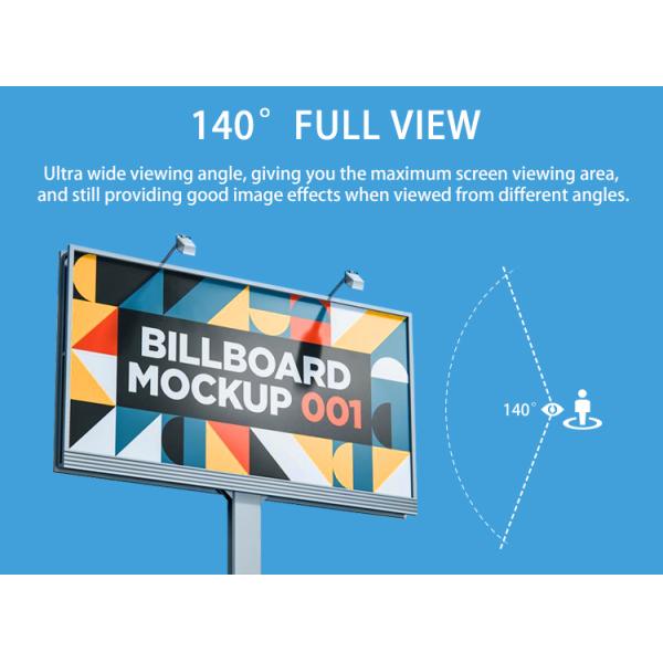 Customized Outdoor Fixed LED Display 3D LED Billboard Display For Advertising