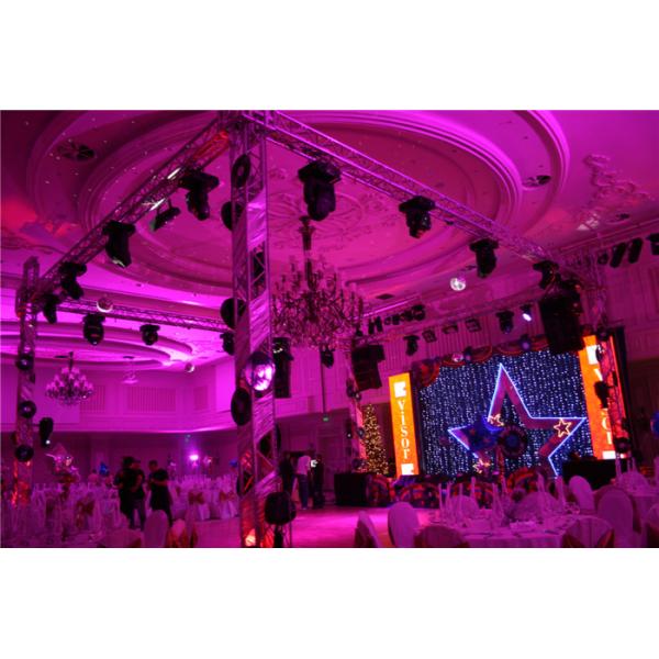 Heavy Aluminum Box Truss / Red 12x18 Square Ballroom Truss Indoor