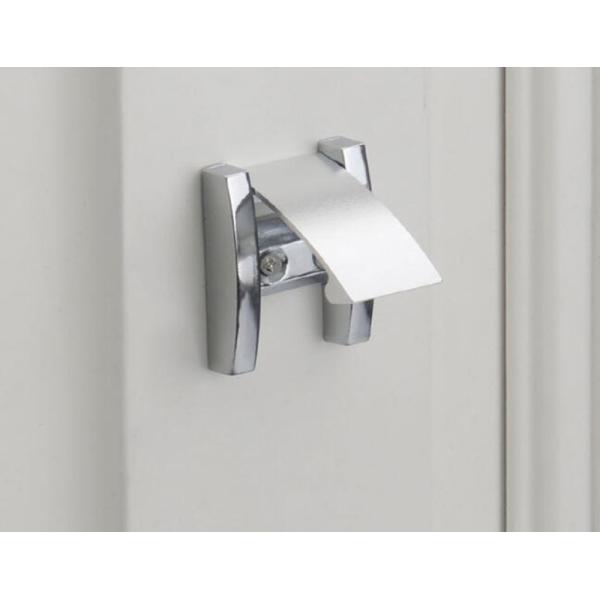 Classical Zinc Alloy Concealed Drawer Pulls , Gold / Black Square Hidden Flat Dresser Pulls