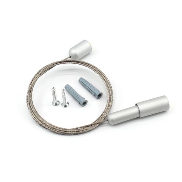 Aluminium Cable Hanging Display Systems 1.2mm Diameter Corrosion Resistant Customized