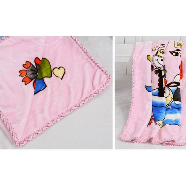 Cartoon Character Blankets For Sofa Throws , Baby Flannel Receiving Blankets