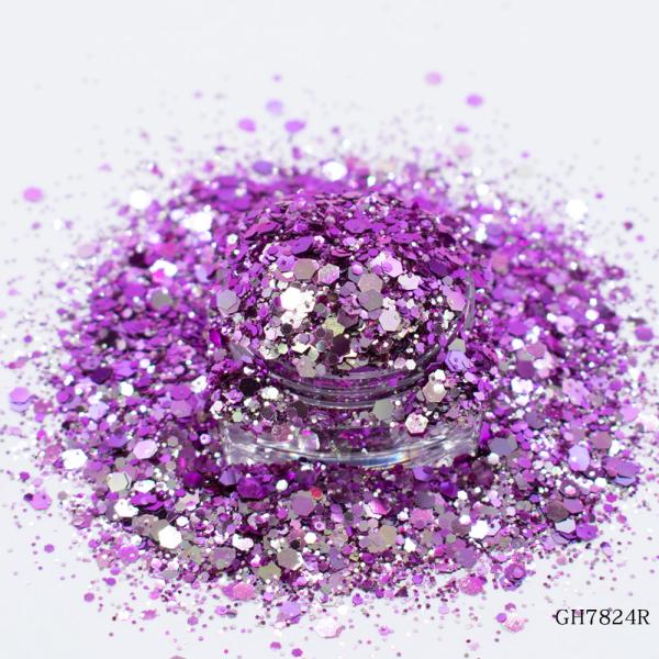 Eyeshadow Chunky Loose Glitter Pigment Bulk Sequins Mixed DIY Craft