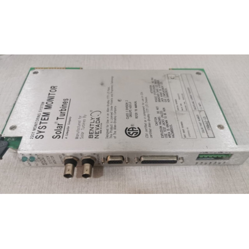 Bently Nevada 3500/25-01-03-00 135473-01 eries Internal Barrier I/O Module with Internal Terminations for Machinery Protection (160mm x 160mm x 120mm)