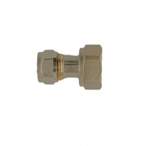 Buy cheap F M Brass Compression Fittings Straight Brass Fitting High Strength Locknut product