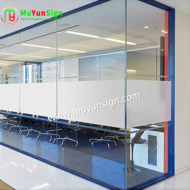 Glass Window Decoration Film Permanent Self Adhesive For Window Glass Visual Effect