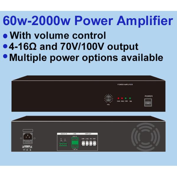 800w Power Amplifier Broadcast Power with Volume Control OEM ODM Factory Direct Sale