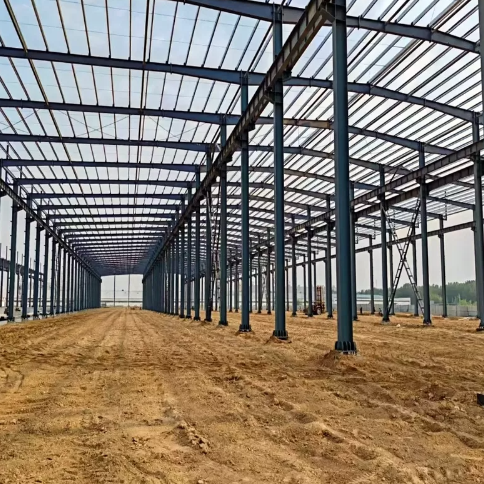 Multi-Bay Steel Structure Workshop Partitionable Multiple Production Zones
