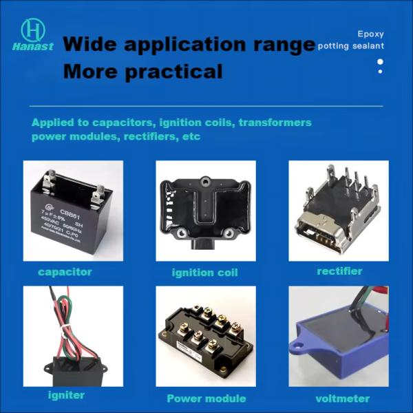 Heat Curing Silicone Epoxy Potting Compound Material For Encapsulation Connectors 2 Component Epoxt Potting Material Customization Acceptable