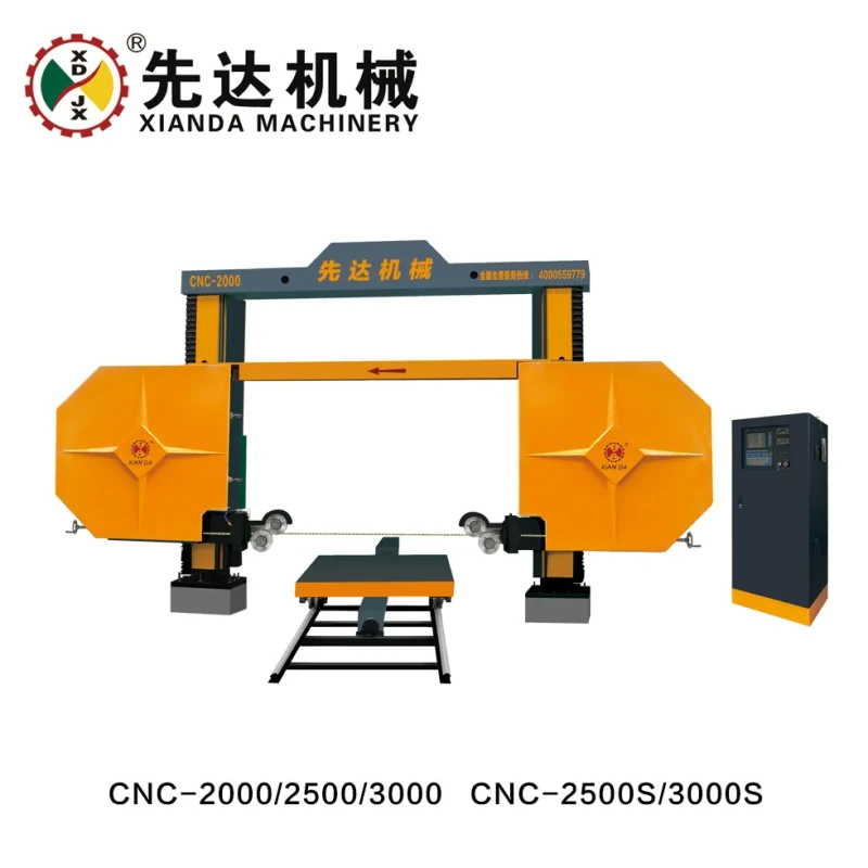 Four Column Medium Block Cutting Machine for Cutting Thick Granite Marble Slabs Curbstone