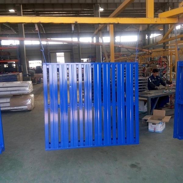 High Efficient Stackable Steel Pallets , Stackable Storage Racks Convenient