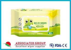 Buy cheap 80pcs Extra Thick And Soft Unscented Baby Wet Tissue For Infant Skincare Gently Clean product
