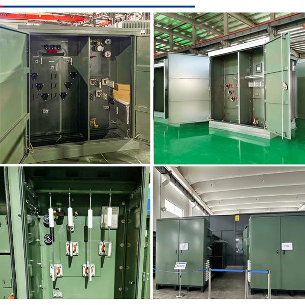 Three Phase Pad Mounted Transformer with DYN1 Connection Group, Optimized Cooling Design and Extended Lifespan