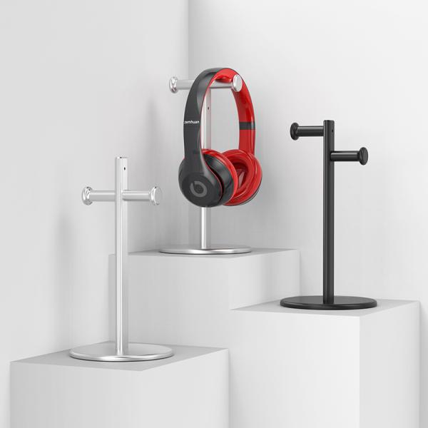 Silver Wireless 500g Personalised Headphone Holder 258mm Height