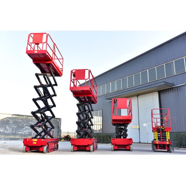 China Electric Self-Propelled Hydraulic Scissor Lift Mobile Crawler Scaffold Platform for Rough Terrain