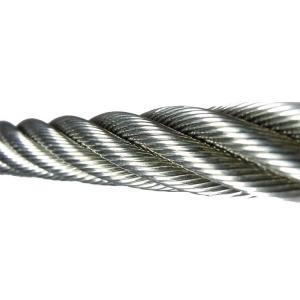 Buy cheap Certified Drawworks Parts Wire Rope / Steel Galvanized Wire Rope 6×19S-IWRC product