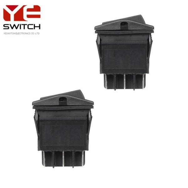 Double Pole Rocker Switch 20m Ohm 3 Position Momentary Toggle Switch