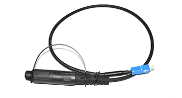 Fiber Optic FTTH Solution Cable Waterproof With IPSC APC H Connector