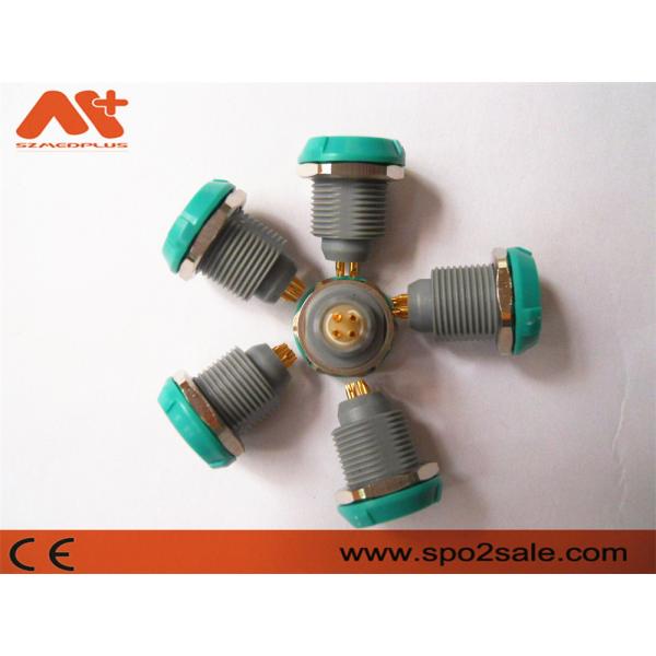 (G51M08-P04LJG0-0080) 1P pull push 4 pin single notch Plastic socket,plastic,Green