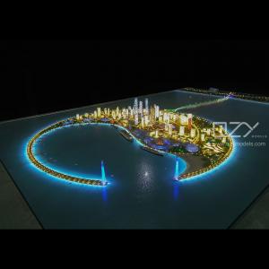 Buy cheap 1:1000 Architectural Scale Model Nanhai Island Master Plan Model product