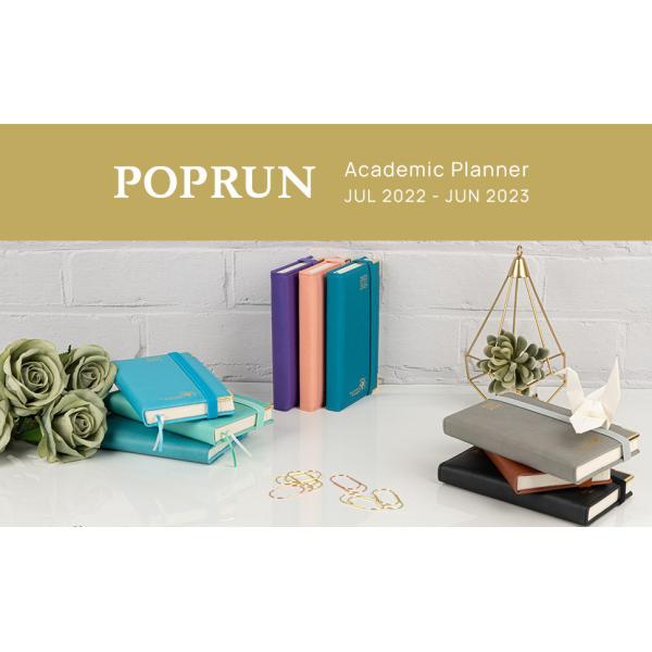 FSC Purple Mini Academic Planner 2023 2023 With Monthly Weekly Plans