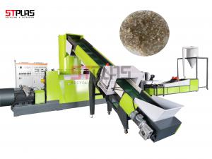 China Stainless Steel Recycling Plastic Pellet Machine 100kw With Chinese Brand Reducer on sale