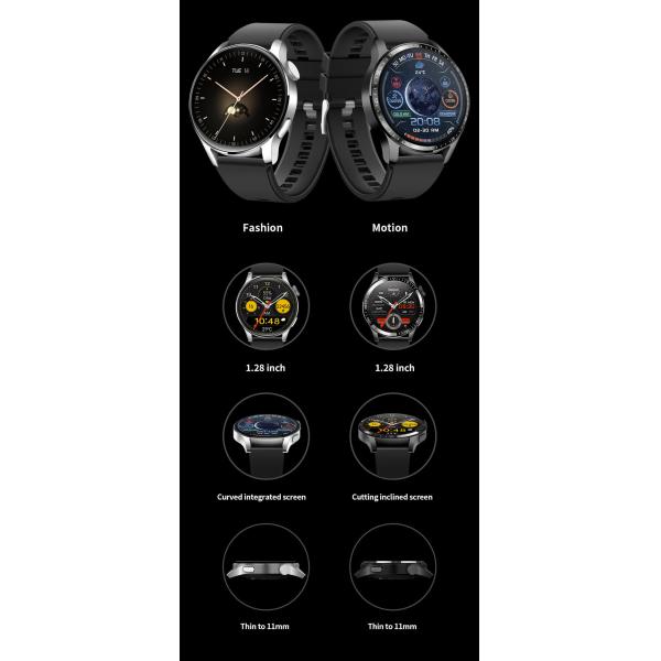 BLE 5.0 Bluetooth Smart Watches For Health Monitoring 1.28 Inch Multi Sport Mode