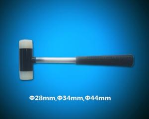 China Nylon hammer with steel handle, Nylon mallet with steel handle on sale