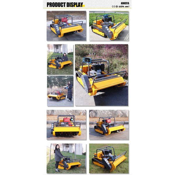 Durable Flail Mower with Enhanced Cutting System, Efficiently Cuts Tall Grass, Weeds and Brush, Stable Structure