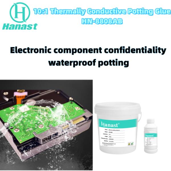 RTV Two Component Electrical Silicone Potting Material Compound Thermal Conductive For PCB Sensor
