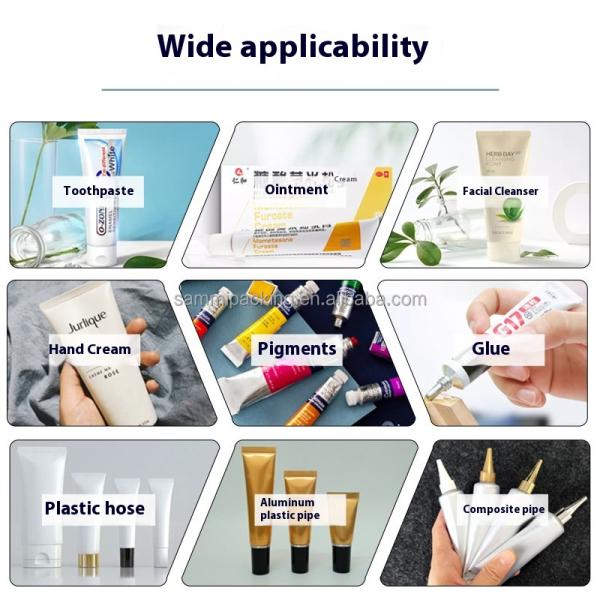 Professional Ultrasonic Plastic Tube Sealing Machine Multi-function Soft Tube Filler and Sealer Machine with Coding Function