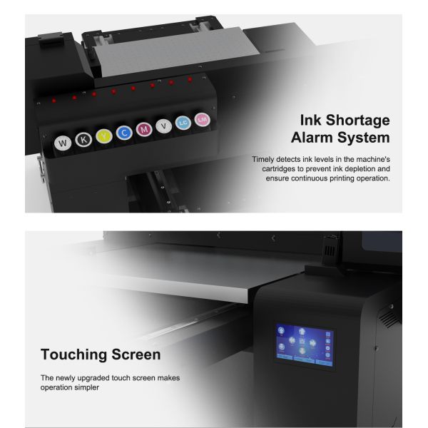 KECAI A2 Adsorption Platform UV Inkjet Flat Printer Varnish Glossy Matte Printing UV Printing Machine 5060 UV Flatbed Printer