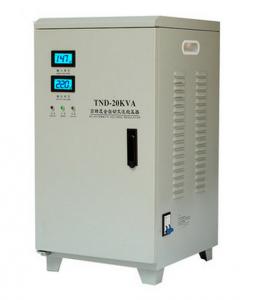 China TND Series Automatic Voltage Stabilizer 5kva , AC 3 Phase Voltage Regulator 220v High Precision on sale