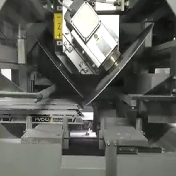 A machine that makes Windows automatic aluminium cutting center cnc machine cnc pvc cutting machines