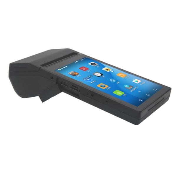 8G EMMC Capacitive Screen Supermarket Swipe Card POS Machine Powered by 7.4V Battery