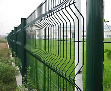 Eco Friendly PVC Coated 3x3 4x4 Galvanized Welded Wire Mesh 3D Fence with Pole Designs