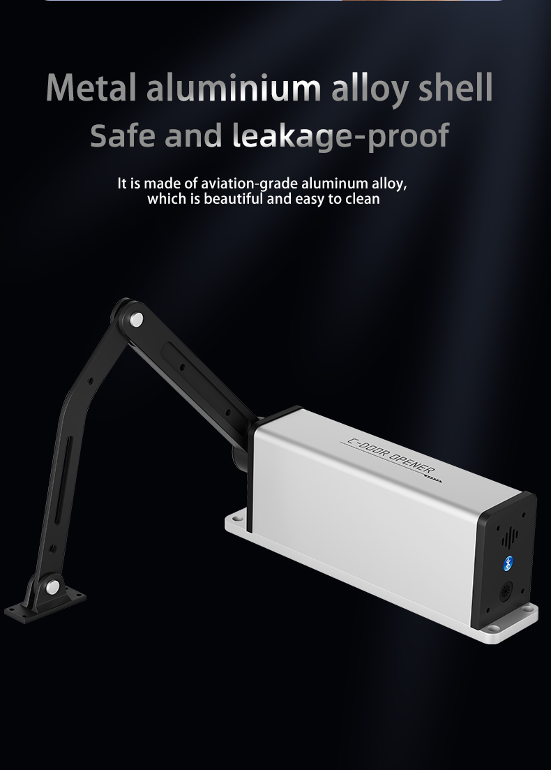 Smartphone Door Opener Automatic Large Load Bearing with Closer Key / Card Access