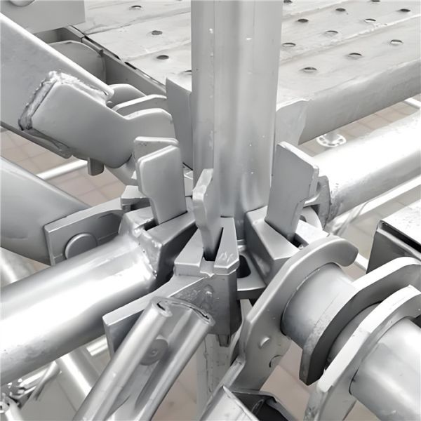 Green Disc Locked Steel Tubular Scaffolding Movable Reusable
