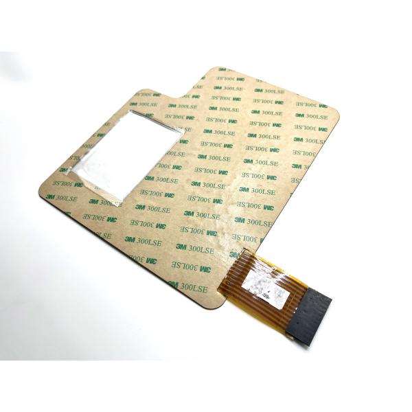 Texture Coating 1x3 Matrix Membrane Switch With Perimeter Emboss All Keys