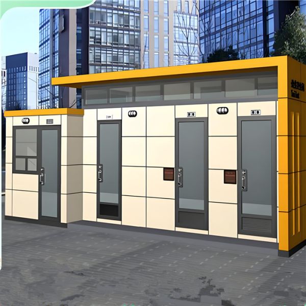 Corrosion Resistant Weather-Resistant Steel Structure Portable Toilet Container with No Plumbing Required