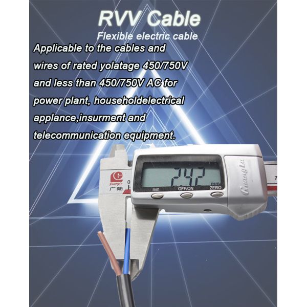RVV RVVP 4 Core Power Cable 1.5mm Shielded Flexible Electrical Wire For Household Appliances