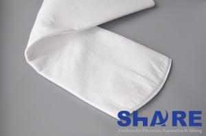 China Synthetic Fibers Needle Felt Filter Bag 200um Micron For Depth Filtration on sale