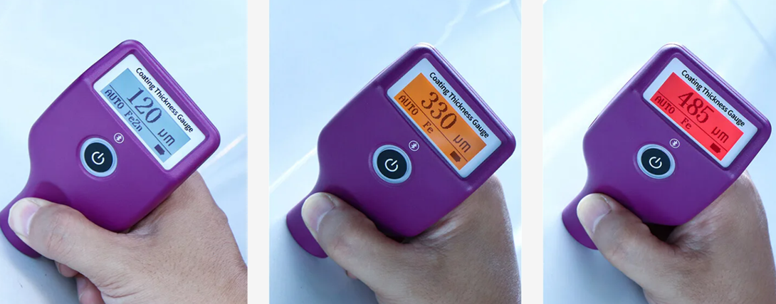 86237 High Precision Car Paint Thickness Tester with Bluetooth Function and Rechargeable Lithium Battery