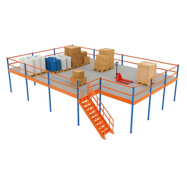 Steel Structure Garret Mezzanine Floor Platform 